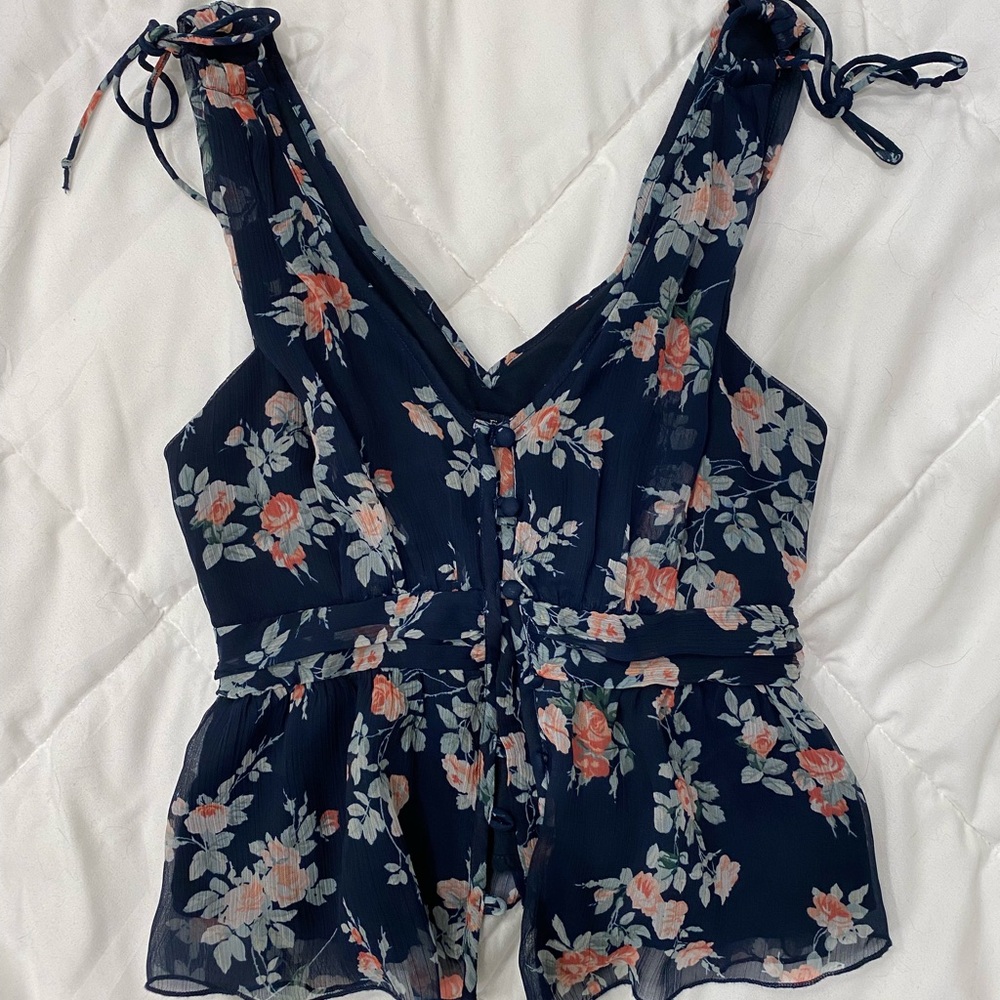 Abercrombie floral tank top